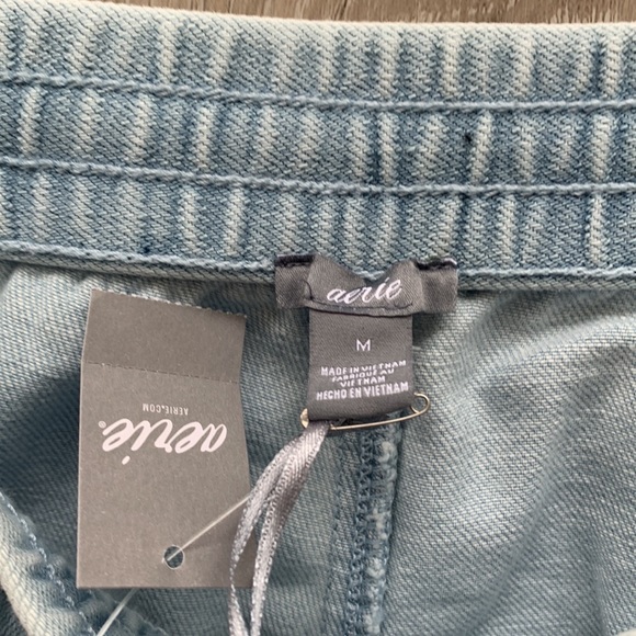 Aerie Denim Drawstring Shorts - Picture 5 of 6